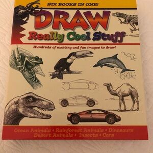 Draw Really Cool Stuff Illustrated Drawing Book - Multicolor Cover